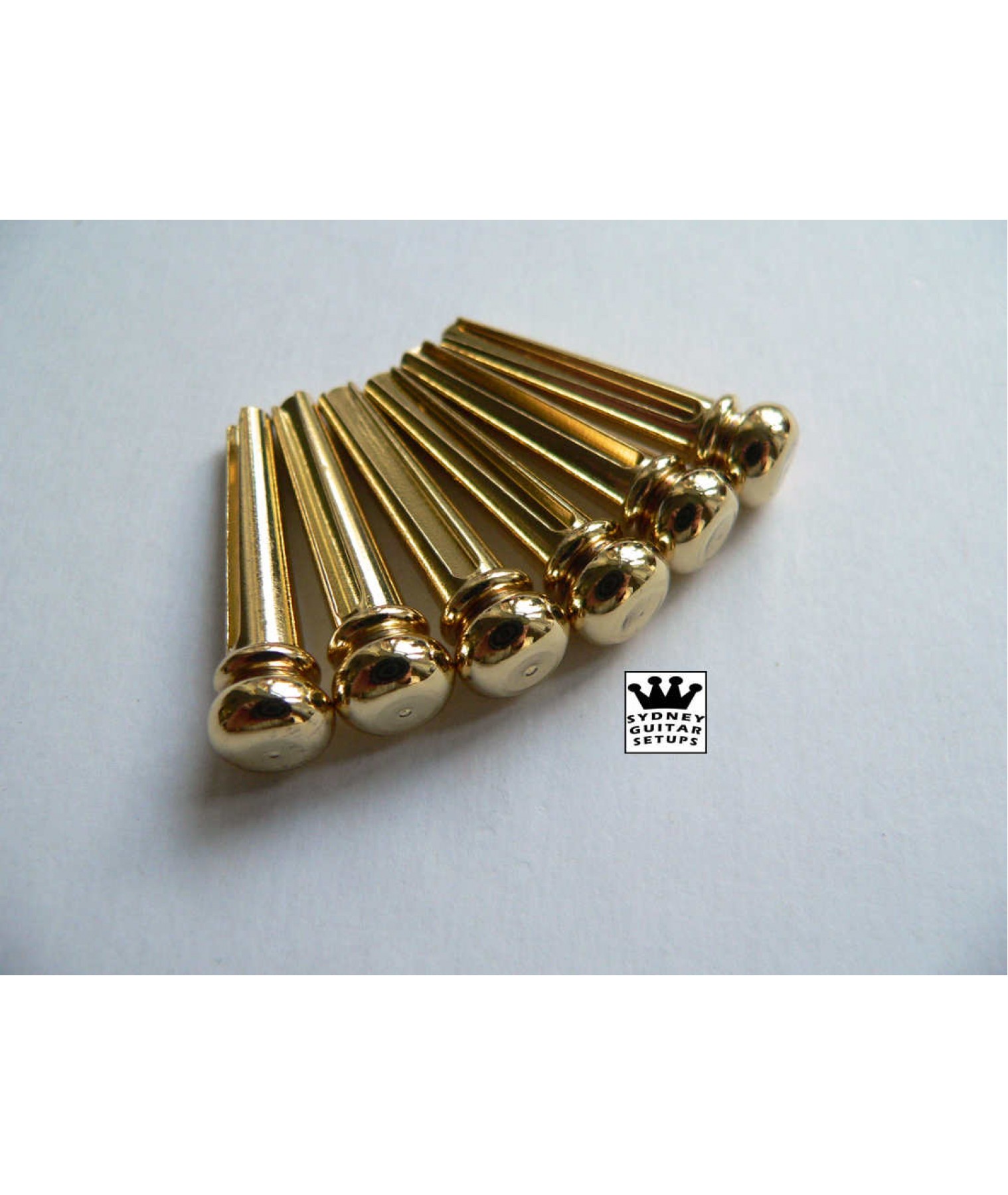 Bikini brass bridge pin for acoustic